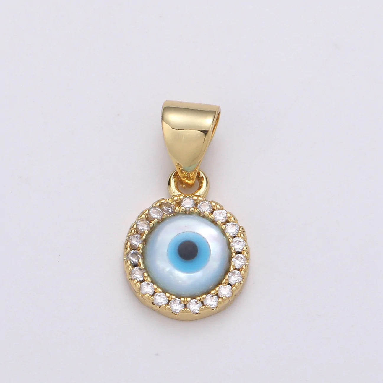 Turkish Eye Necklace + 18K Gold Filled