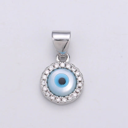 Turkish Eye Necklace + 18K Gold Filled