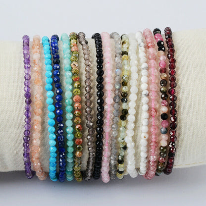 Natural Quartz/Crystals Bracelets +24k Gold Plated